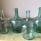 Set of 4 glass cylinders