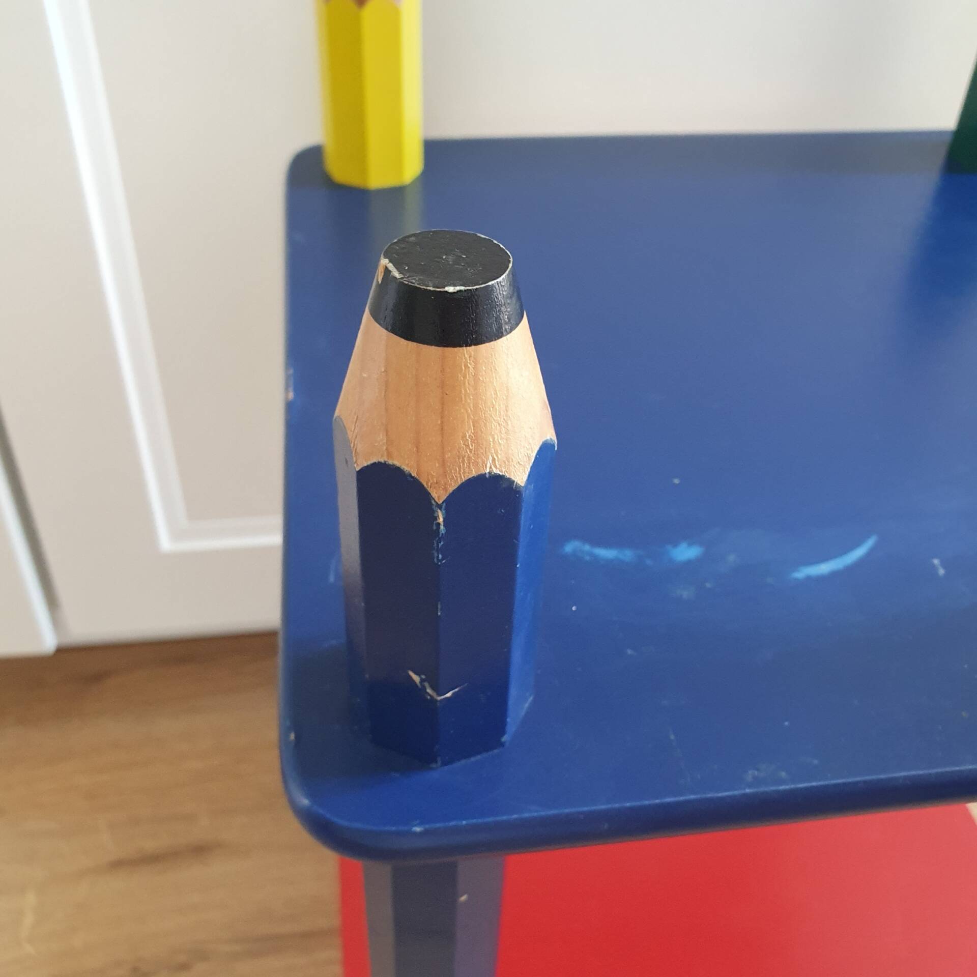 Occasional bedside table / pencil foot eraser attributed to Pierre Sala