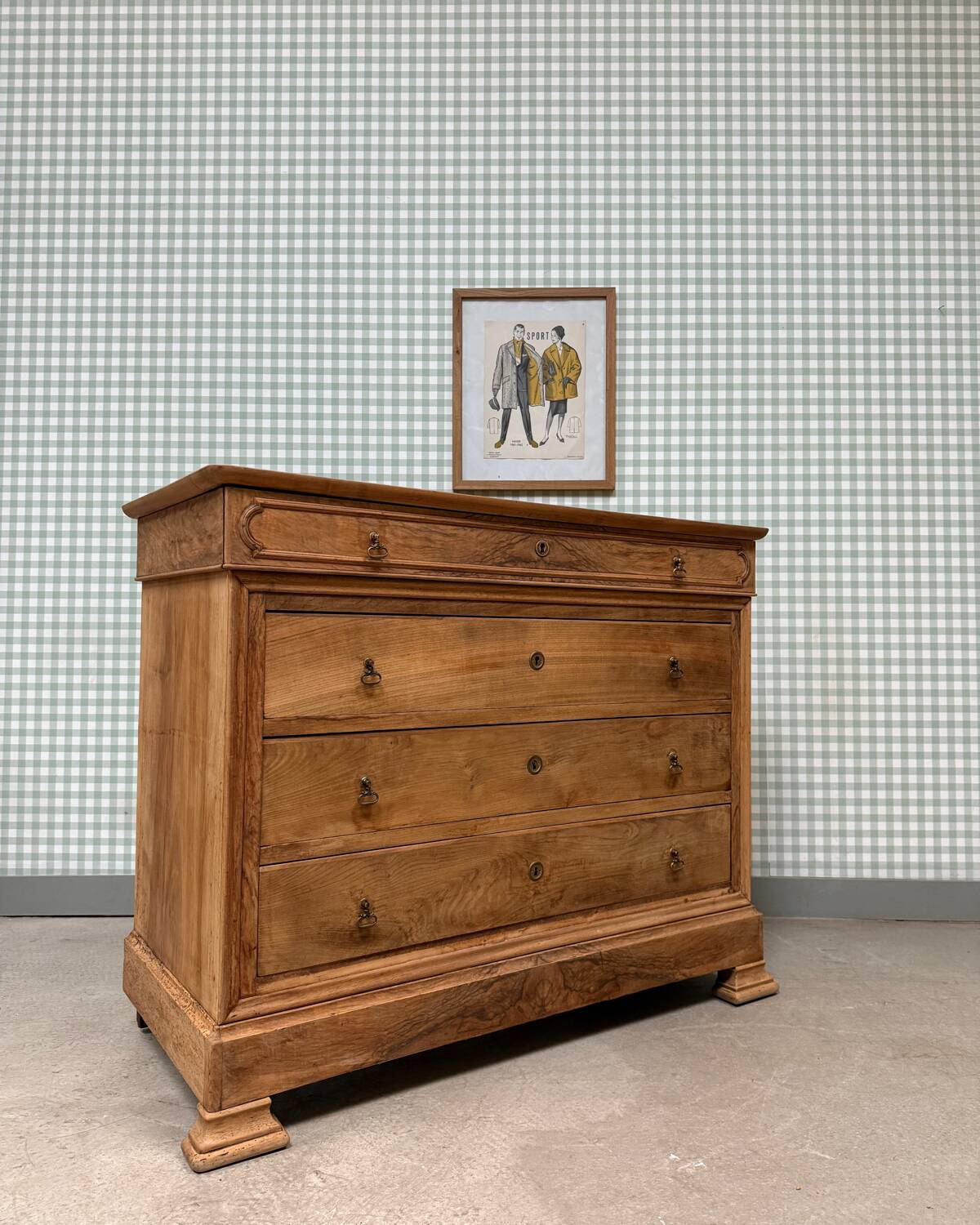 Renovated Louis-Philippe chest of drawers