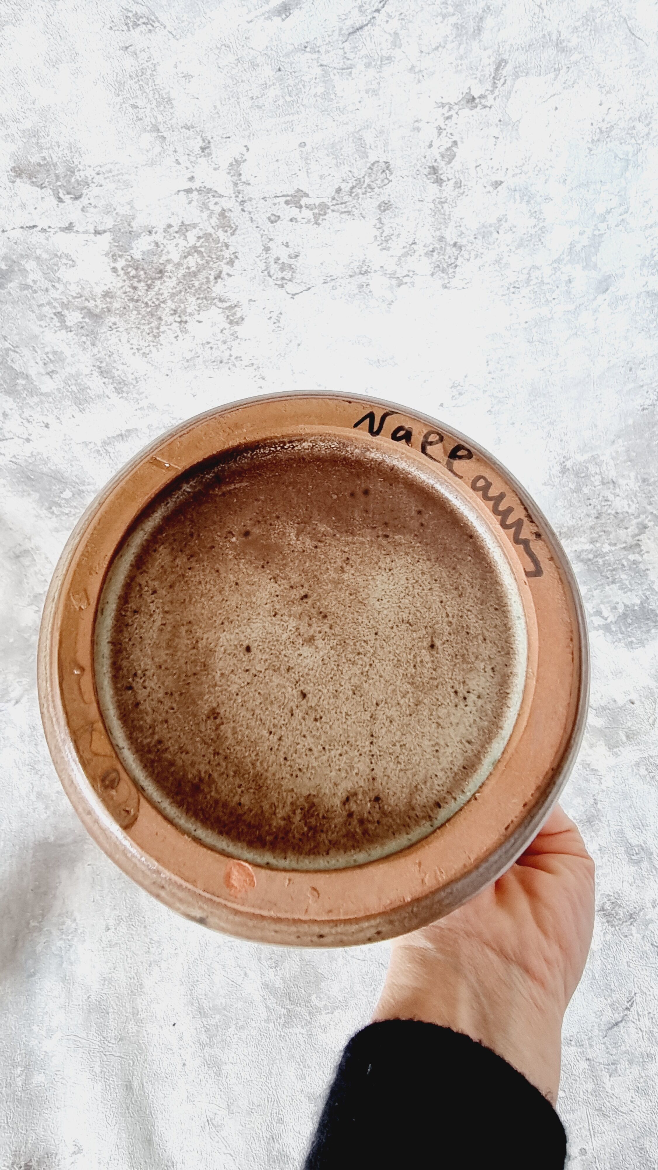 Ceramic pitcher French design and handmade Vallauris 60s