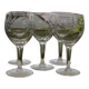 Lot de 5 verres à eau en verre années 1950.