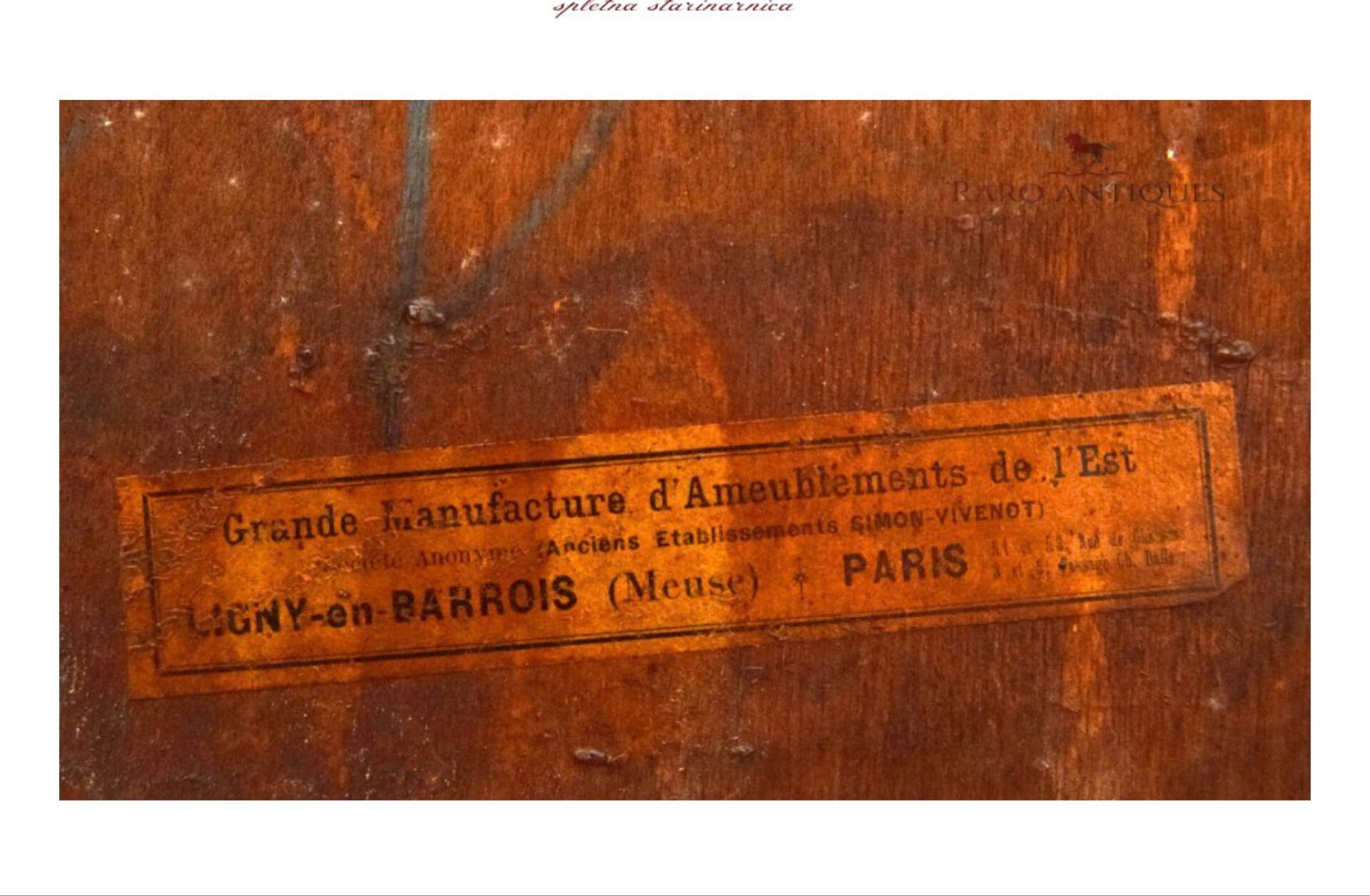 Old worker assigned to Simon-Vivenot – early 20th century