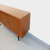 Vintage Scandinavian style modernist teak sideboard from the 50s 60s, Robin Day design for Hille