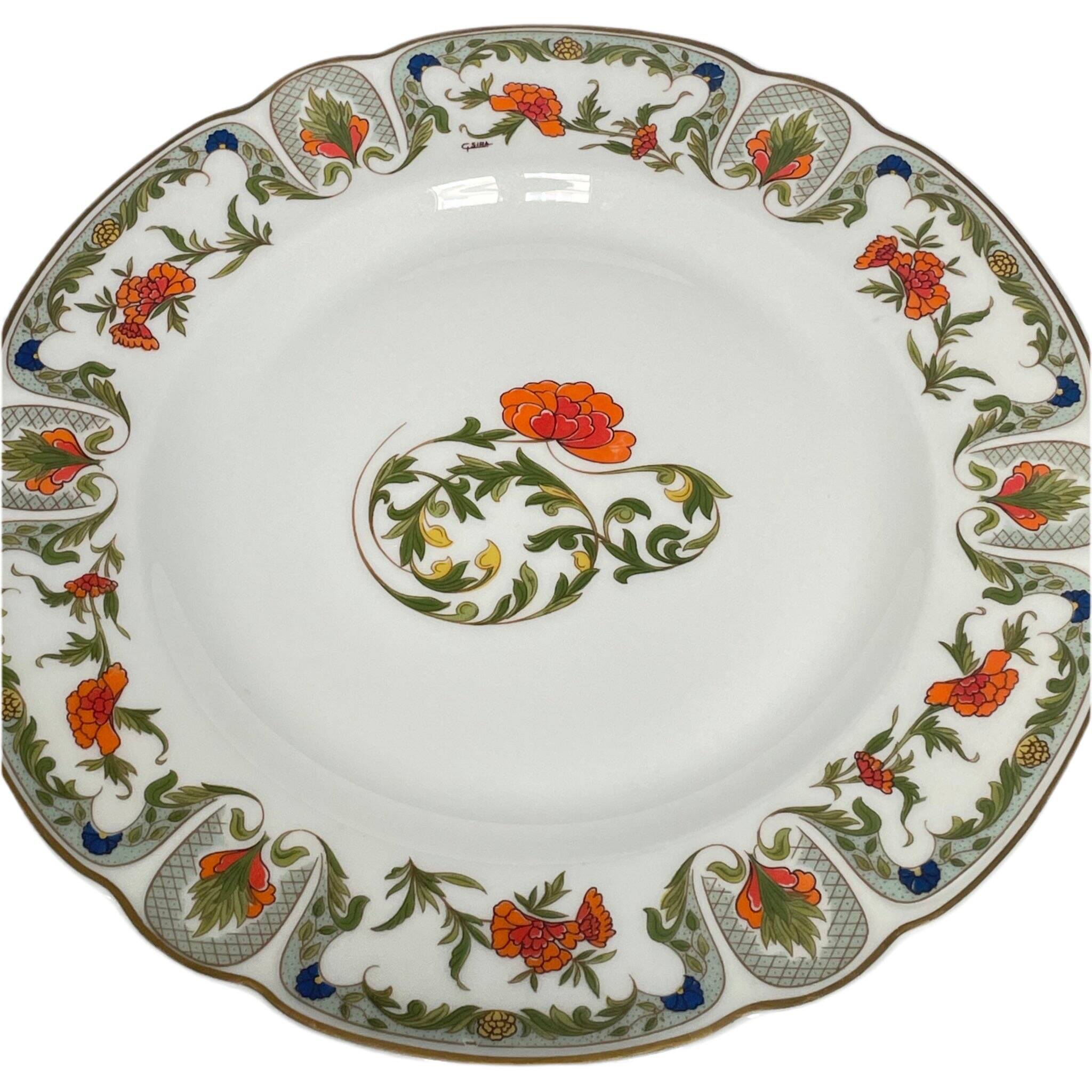 Porcelain Dinner Plate - Mozart "Shantung" Pattern Haviland