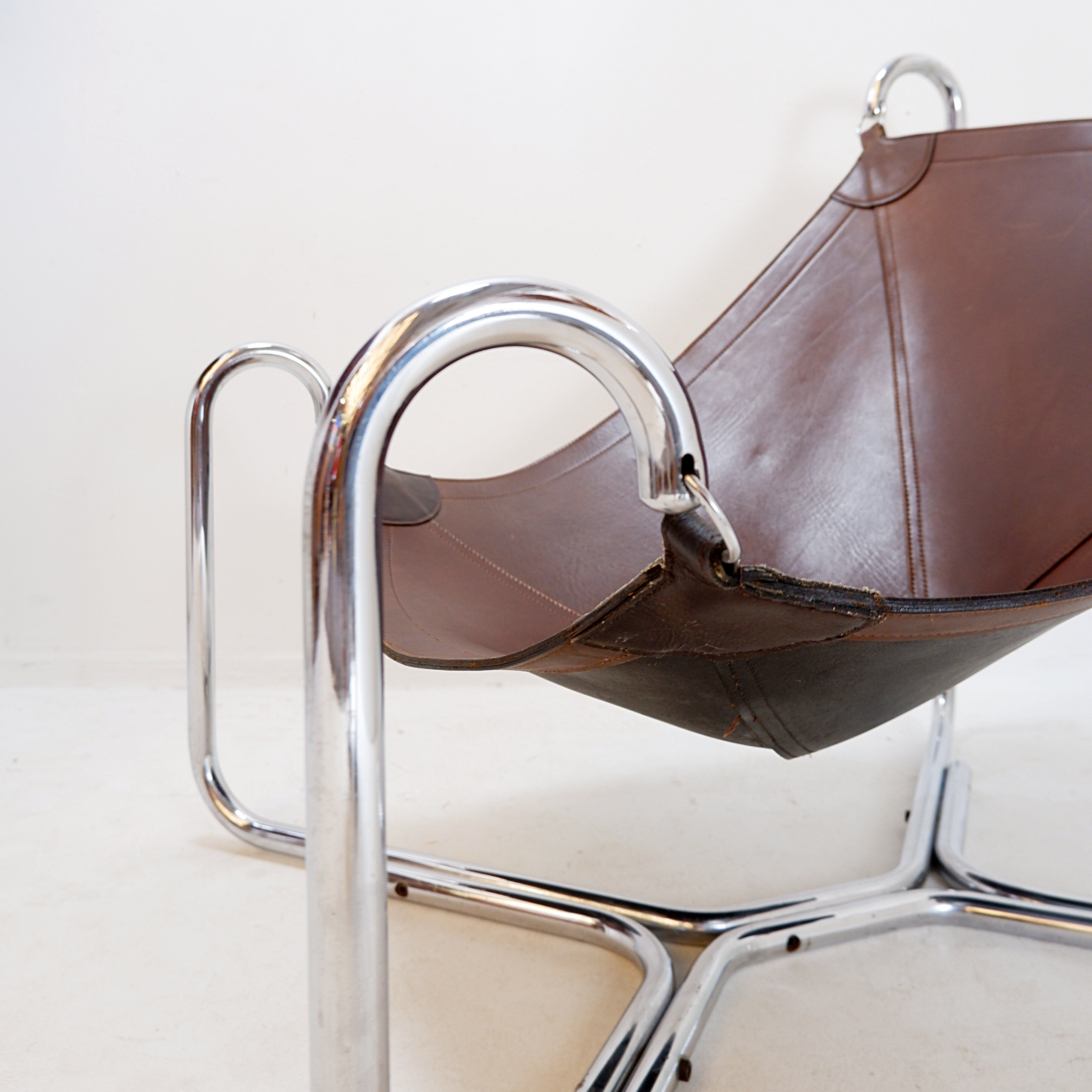 'Baffo' lounge chair by Didone & Pareschi for Busnelli, Italy