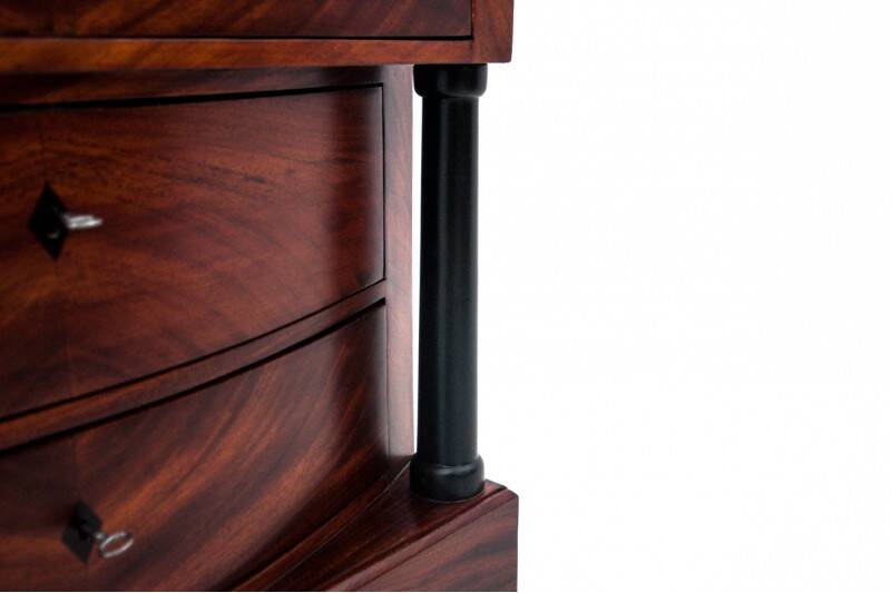 Antique chest of drawers, Northern Europe, circa 1880. After renovation.