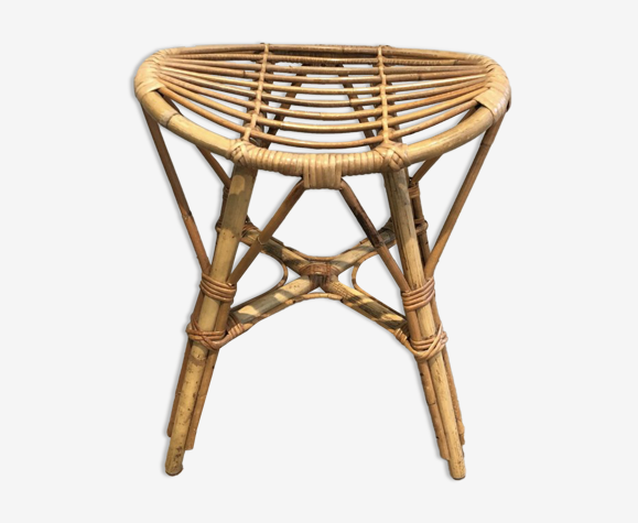 Tabouret en rotin
