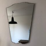 Large beveled mirror 73x55cm vintage 1940