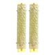 Luxury Gold 24k Wall Sconces With Green “Graniglia” Murano Glass Set of Two