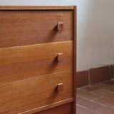 Danish teak chest of drawers from the 1960s.