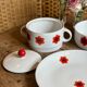 Lot de 3 plats de service vintages Scherzer Bavaria