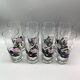 8 Luminarc GLASSES model Anaïs rose noire vintage longdrink