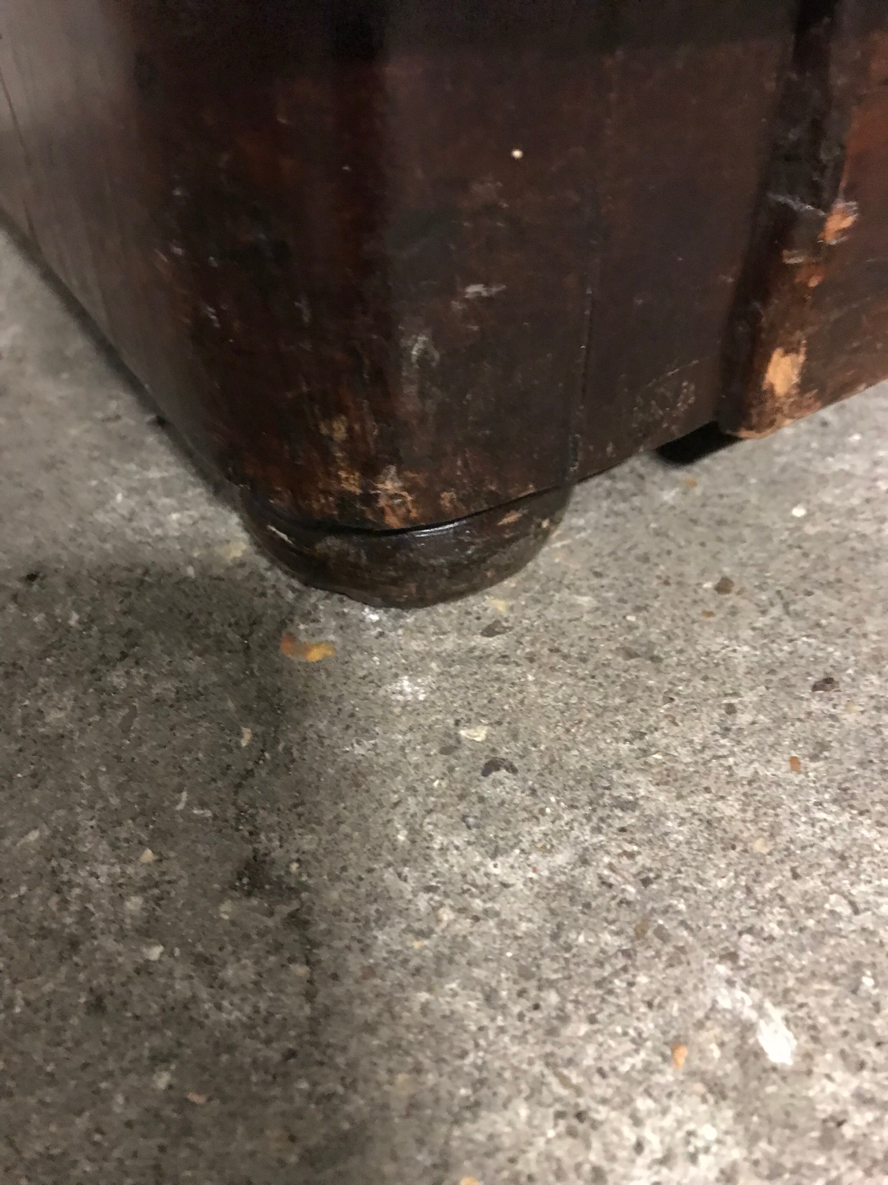 English old chest of drawers