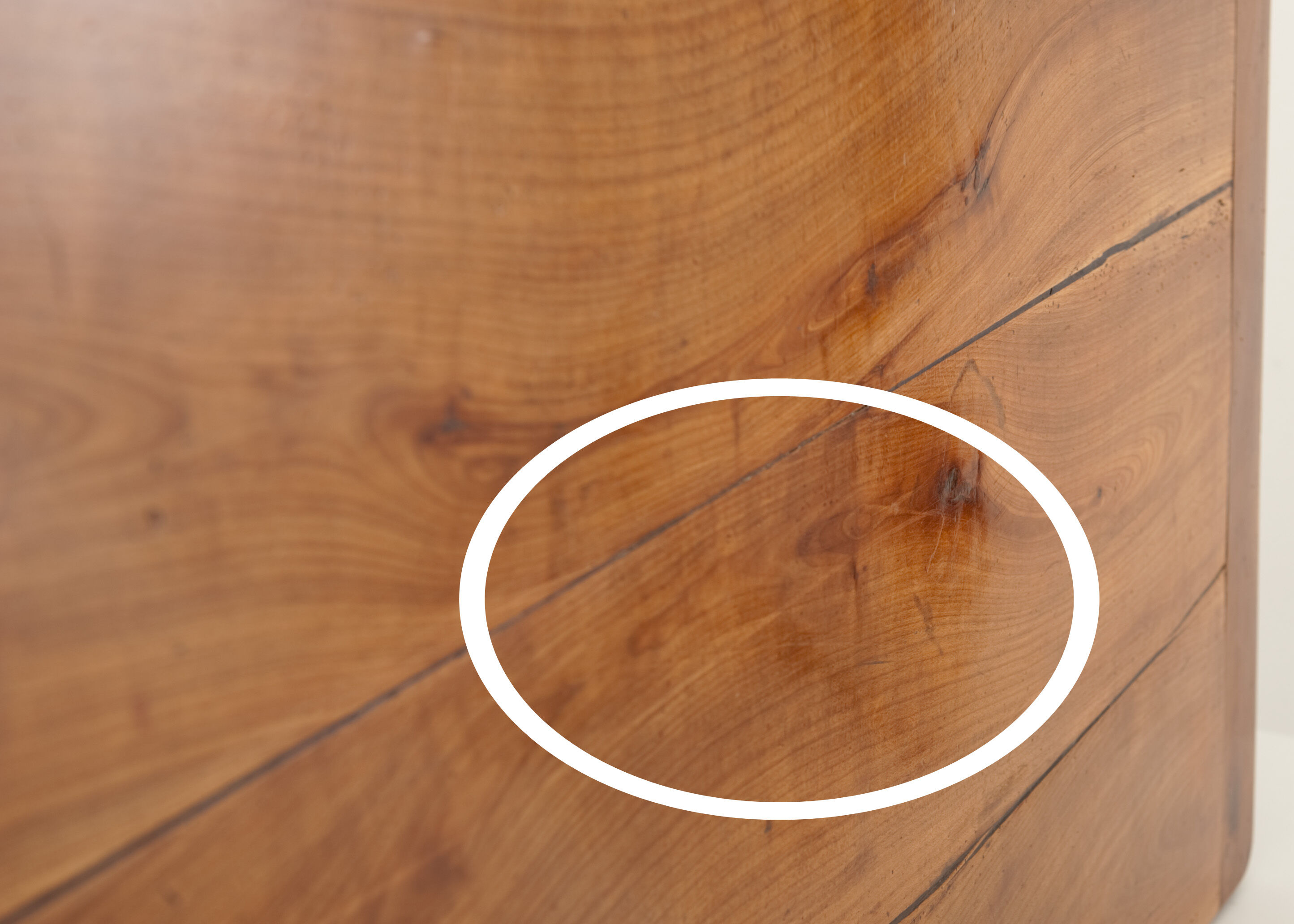 Table de ferme en merisier