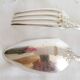 Silver cutlery set, 1 fork and 1 spoon, J Casses et Cie