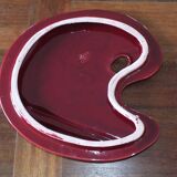 Aetgina Vallauris ceramic painter's palette trivet