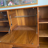 Vintage high teak sideboard