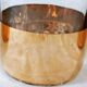 Set de 6 verres ancien gobelet gravé et doré