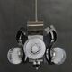 1970s Italian Chrome Plated Chandelier