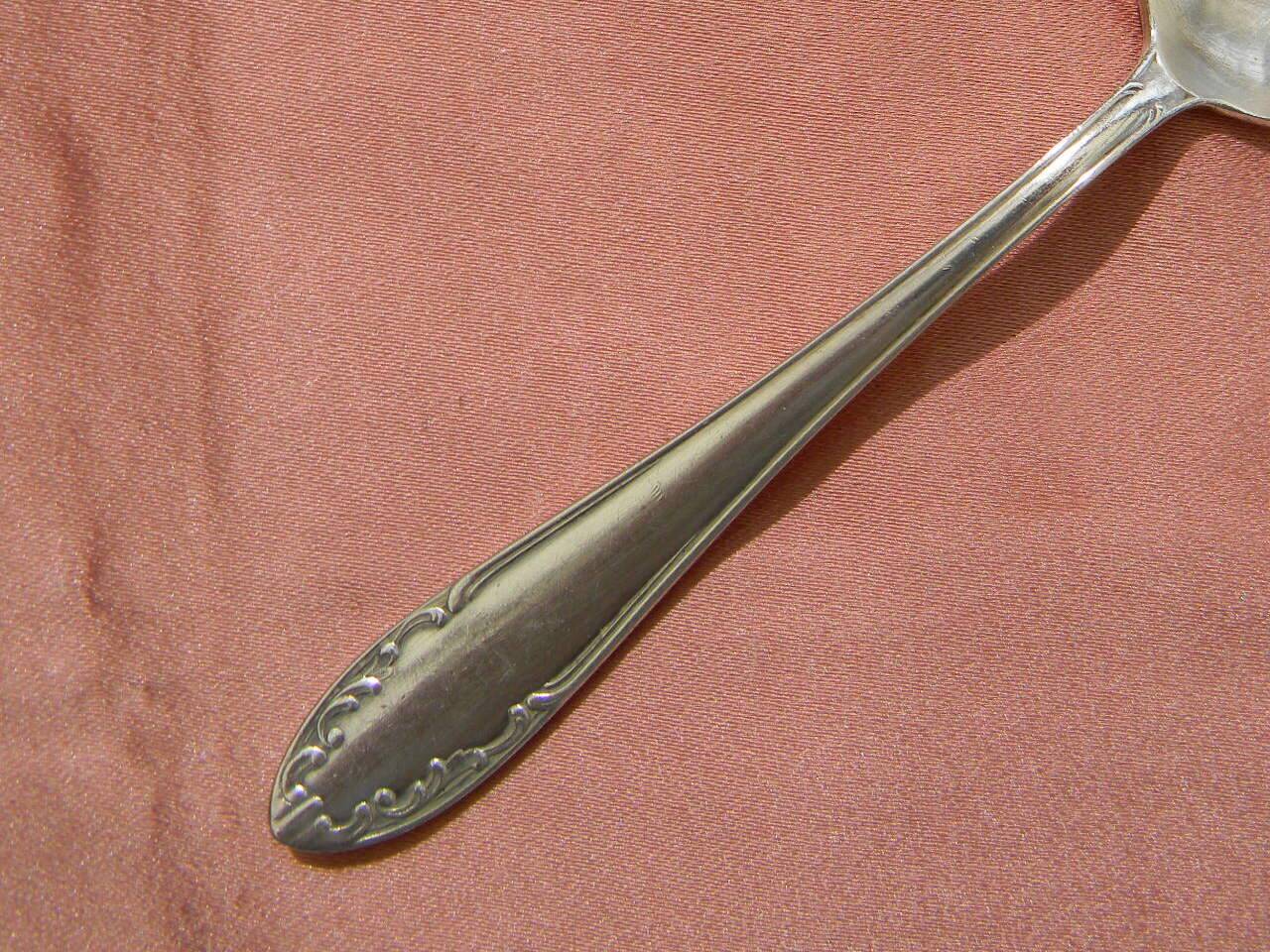 Set of 6 silver-plated teaspoons