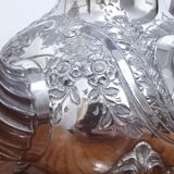 Théière en métal argenté de style Louis XV