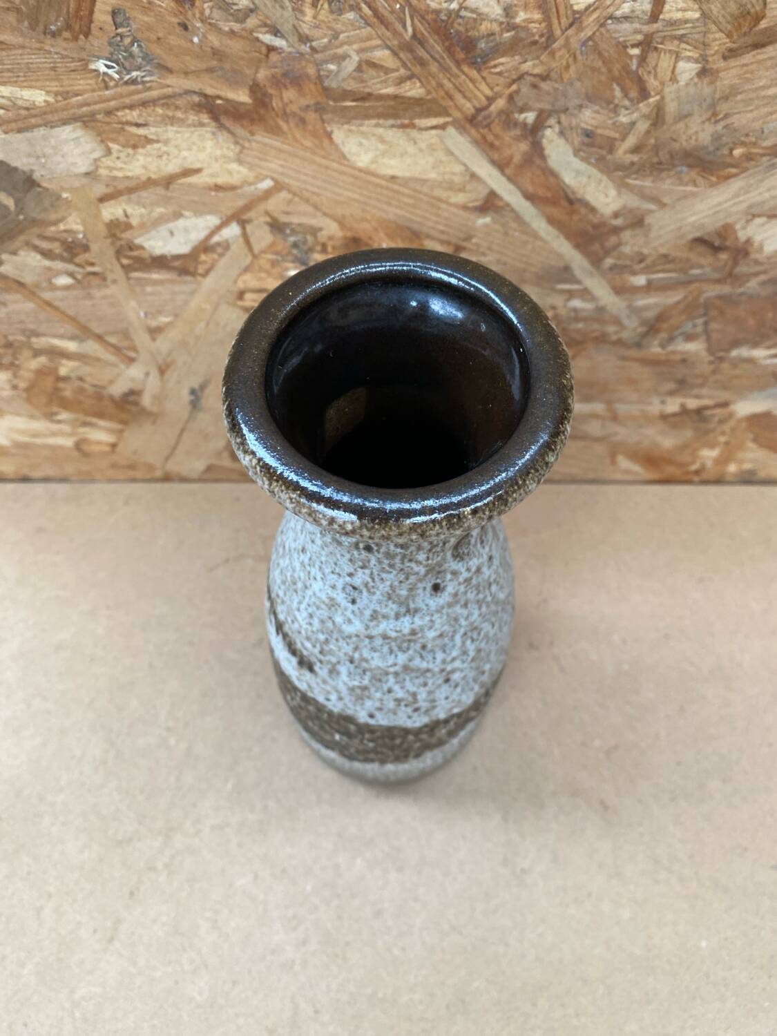 Old Vase scheurich keramik Ceramic Beige Brown