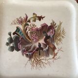 Presentation plate square iron earth