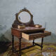 Louis XVI-style walnut hairdresser