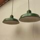 Pair of industrial lamps