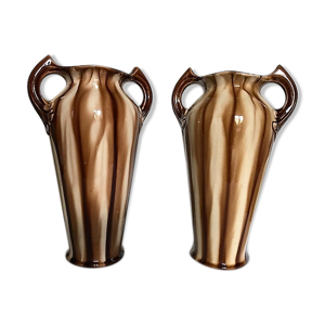 Paire de vases céramique