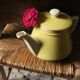 Villeroy Boch yellow earthenware teapot