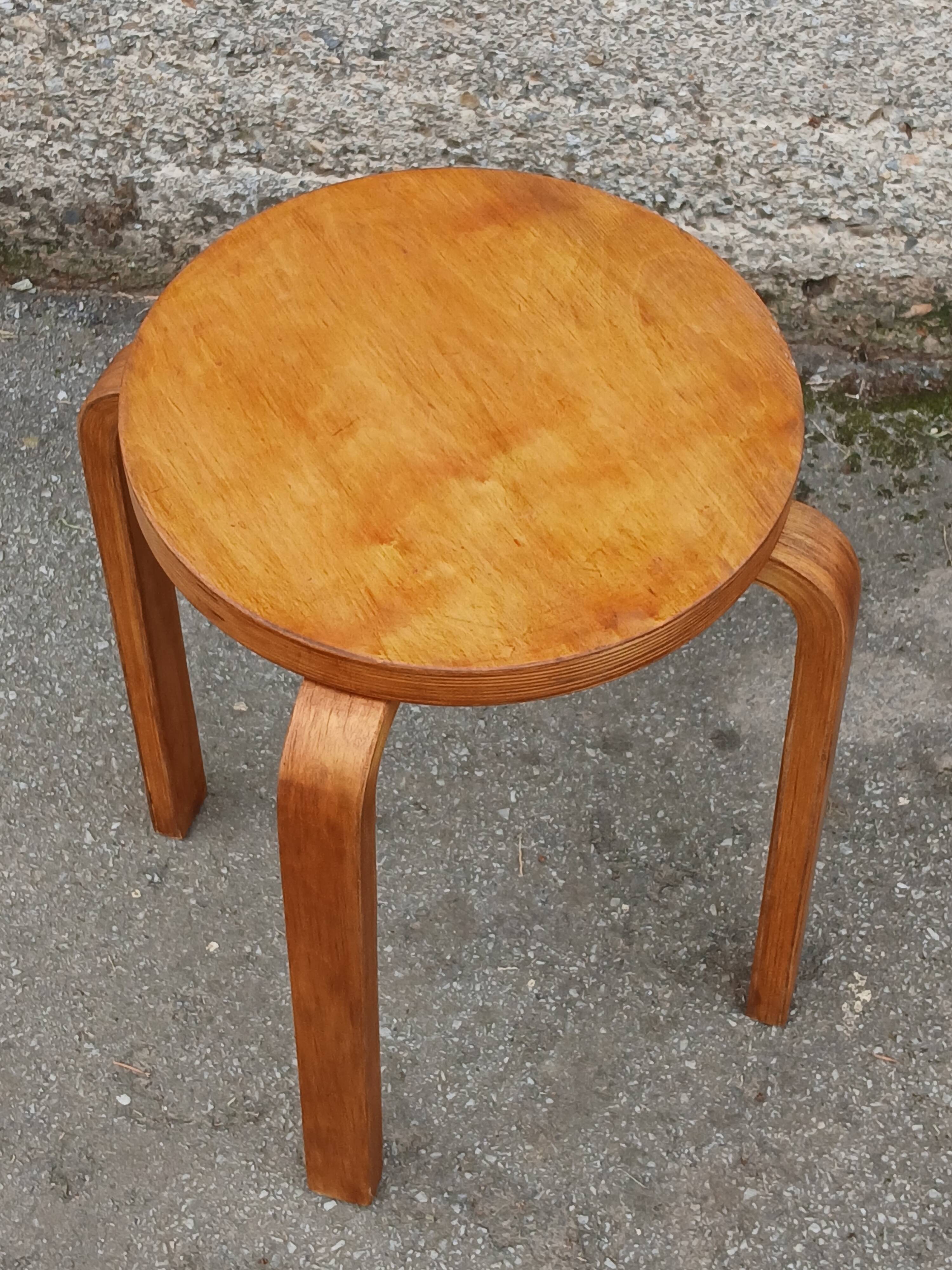 Alvar Aalto stool from the 1950s/60s
