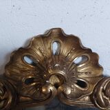Louis XV style gilded carved wooden mirror