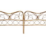 Pair of rattan headboards from the 50's Italy