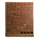 Trade cabinet with 96 drawers