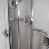 Aluminum coat rack from the 1950s