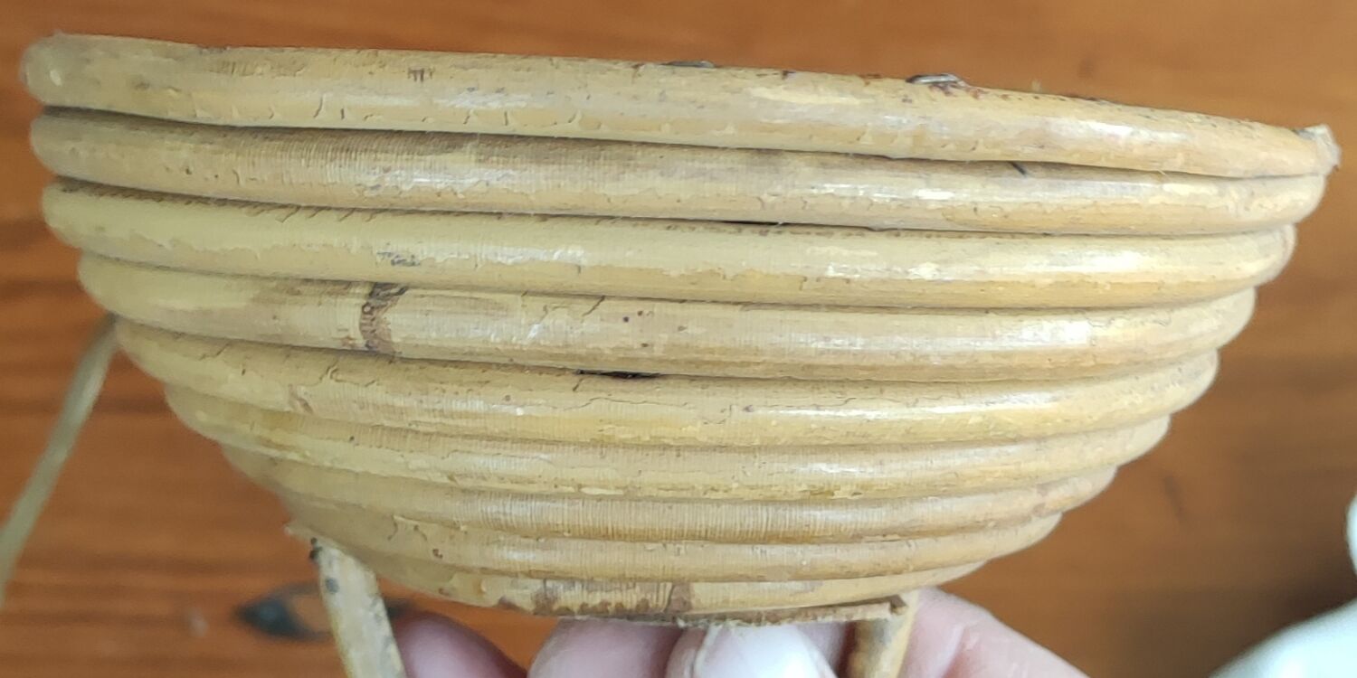 Large rattan suspension in the 1960s