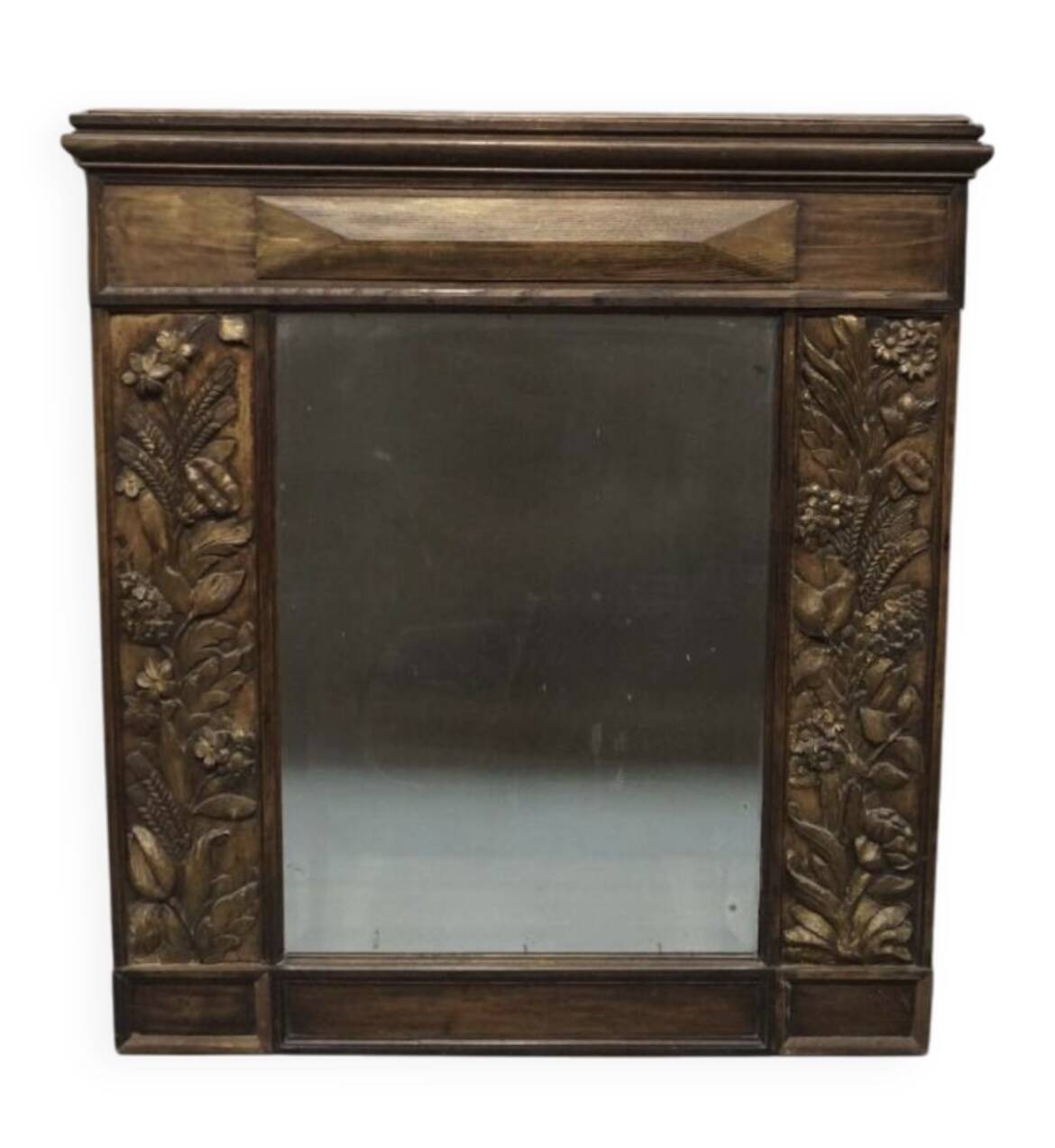 XXL Brutalist Mirror - Flowery Wood