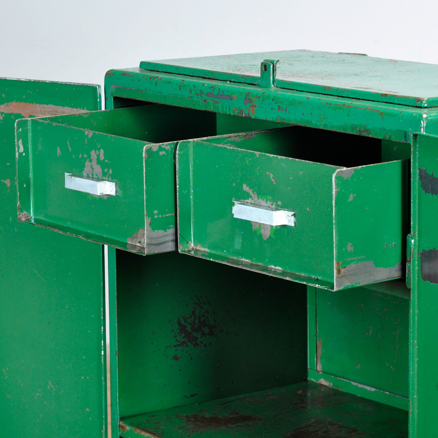 Iron industrial cabinet, 1970s