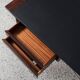 Midcentury Danish XL desk in rosewood and leather by Arne Vodder for Sibast