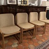 4 vintage Scandinavian style chairs
