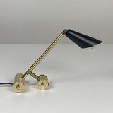 Small midcentury adjustable diabolo counter balance architectural desk lamp, 1960s