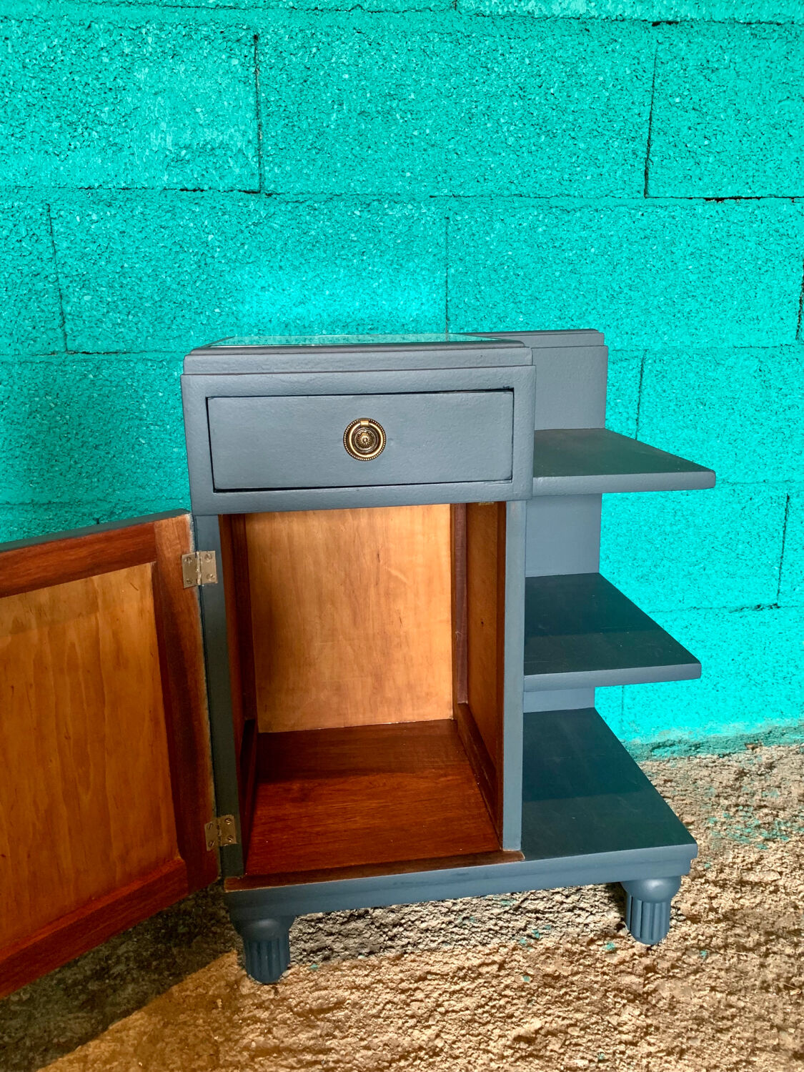 Art-Deco bedside table