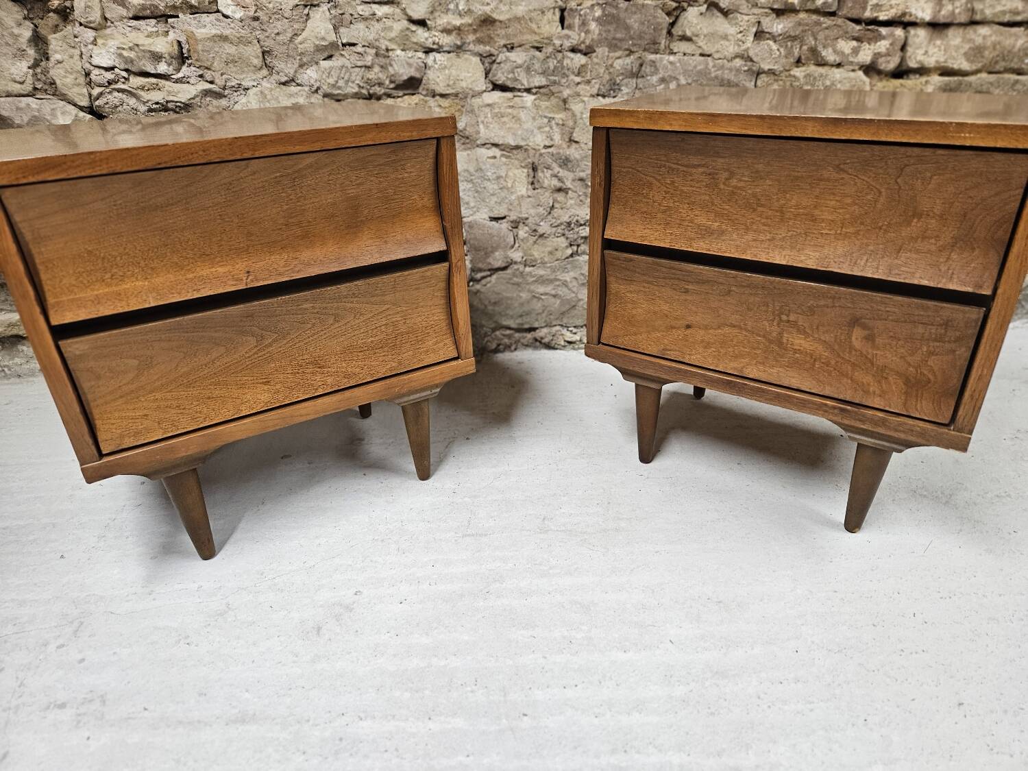 Paire de table de chevet Johnson Carper, 1960