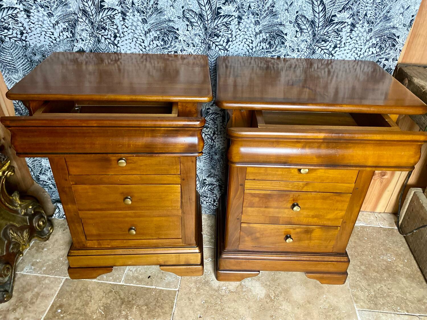 Louis Philippe bedside tables