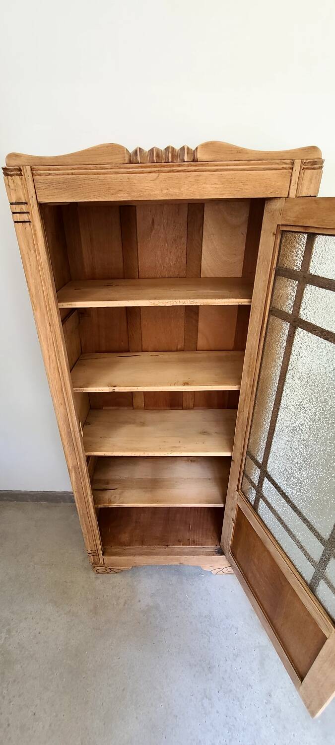 Parisian Art Deco wardrobe Parisian furniture in raw wood