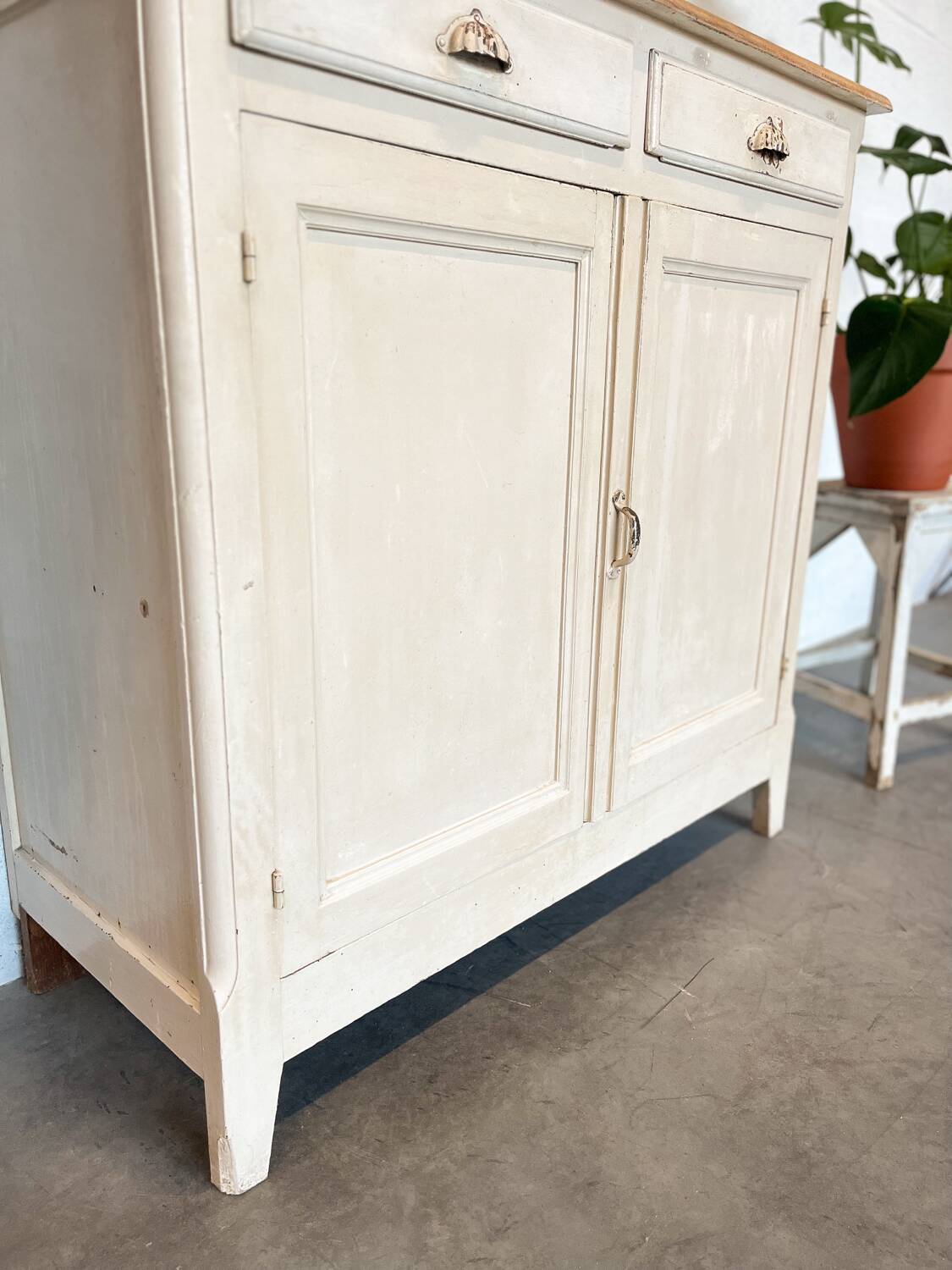 Old Parisian buffet with original patina