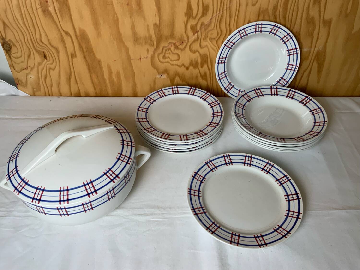 Old soup plates