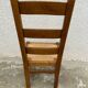 Set of 6 solid oak chairs