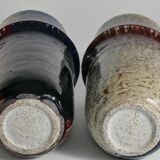 Scandinavian Modern Ceramic Vases, Sylvia Leuchovius, Rörstrand 1976,  Set of 2